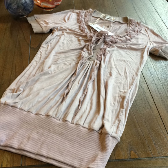 NWT Molio Relio Boho Oversized Shirt/Shirt Dress - Picture 5 of 6